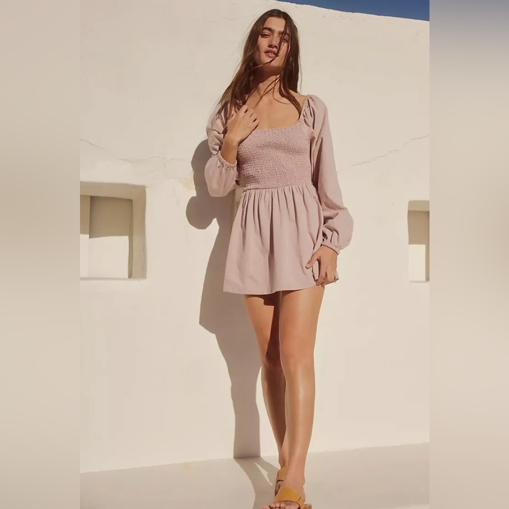 Free People Pink Mini Dress